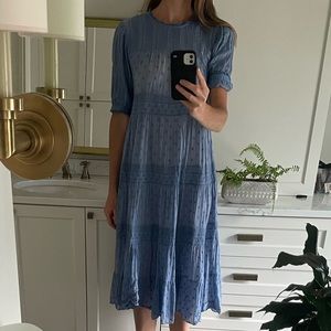 Doen Blue Midi Dress